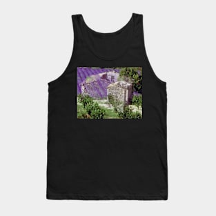 Lavender, collage Tank Top